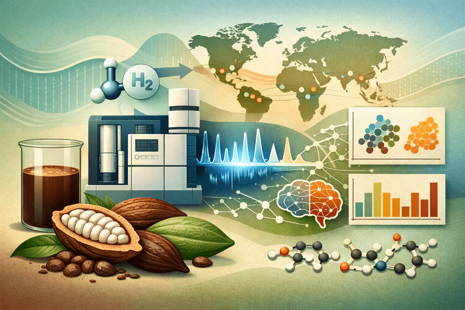 HS-GC-IMS is described as a greener, efficient cocoa analysis approach