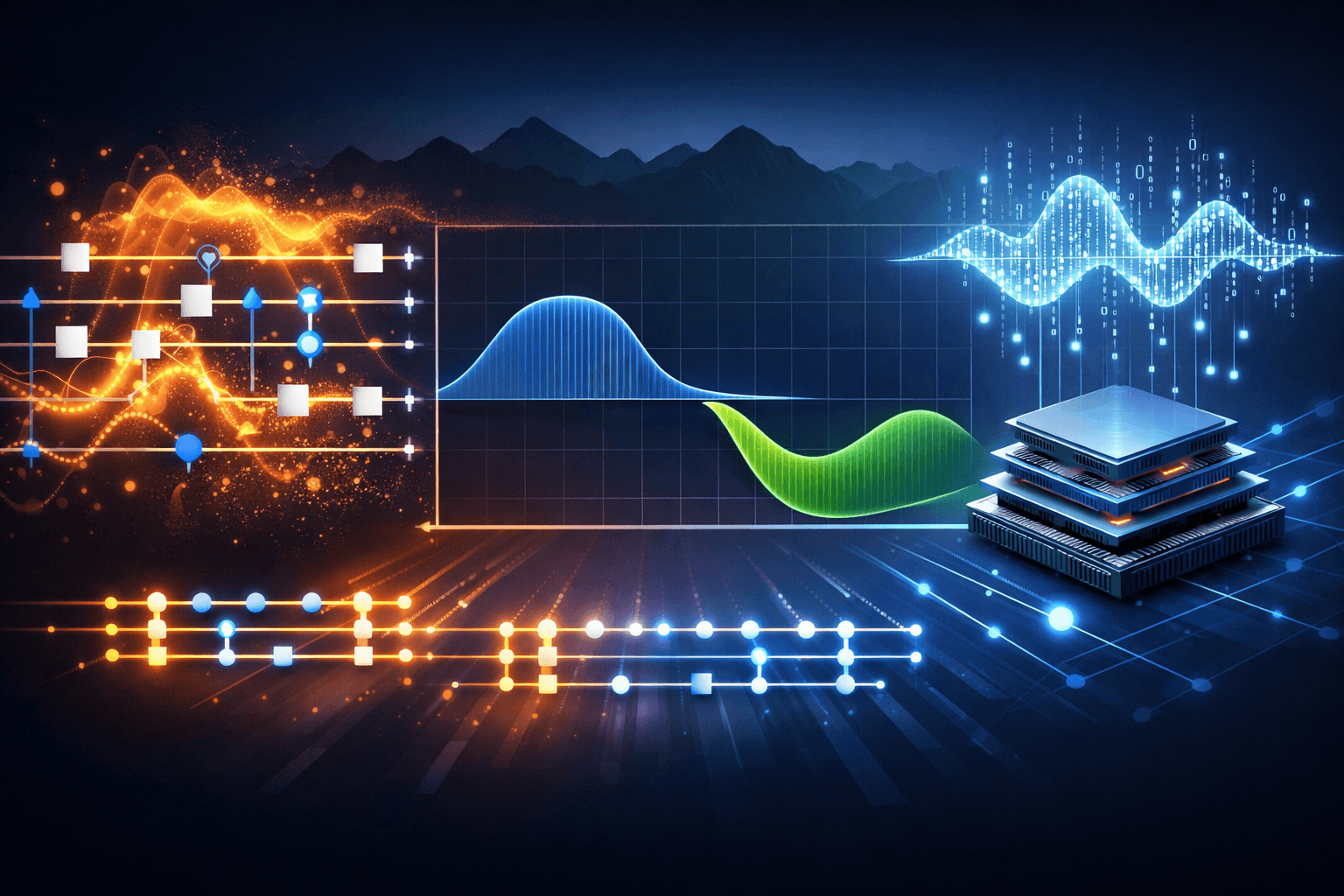 Noisy quantum circuits can behave like shallow circuits